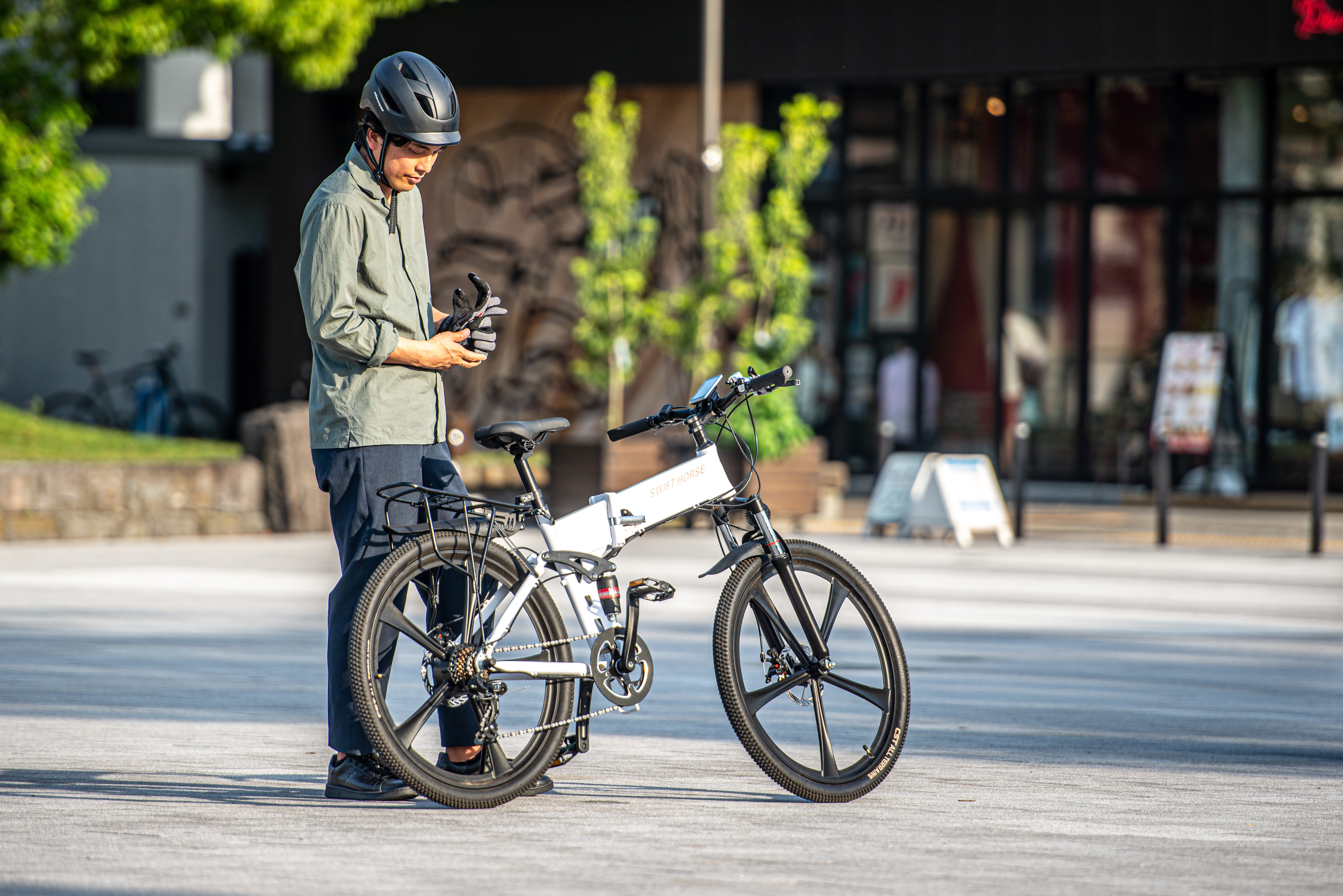 折り畳み式マウンテンバイク×電動アシスト自転車 SWIFT HORSE2【型式認定あり】