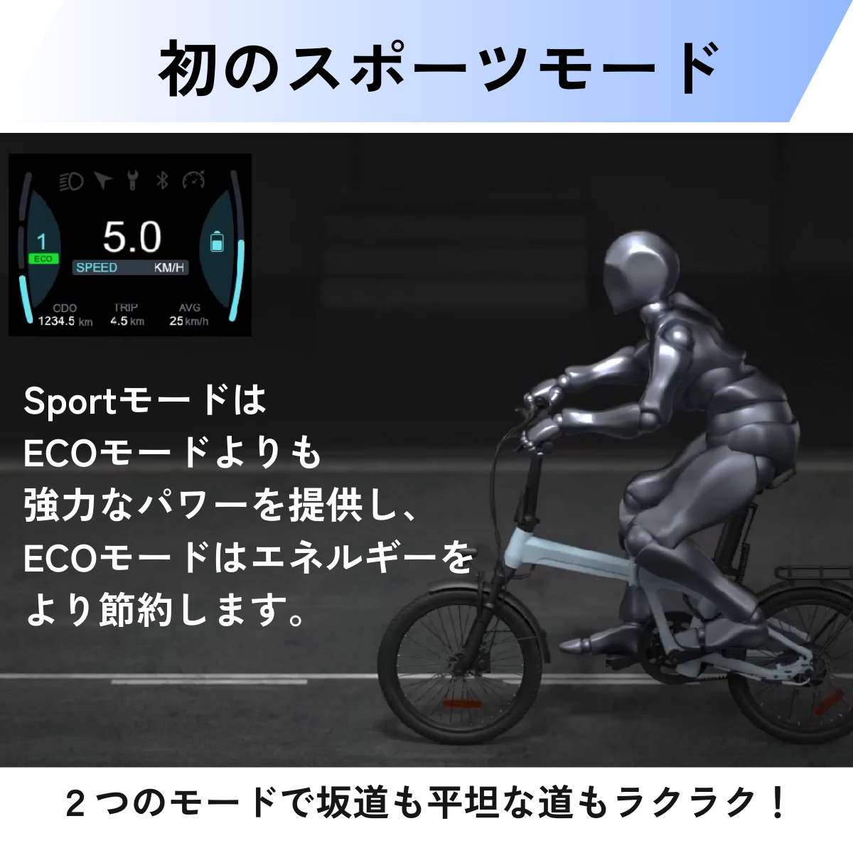 ADO Air20 PRO ★ 自動変速機能搭載 折りたたみ 電動アシスト自転車（試乗可能）