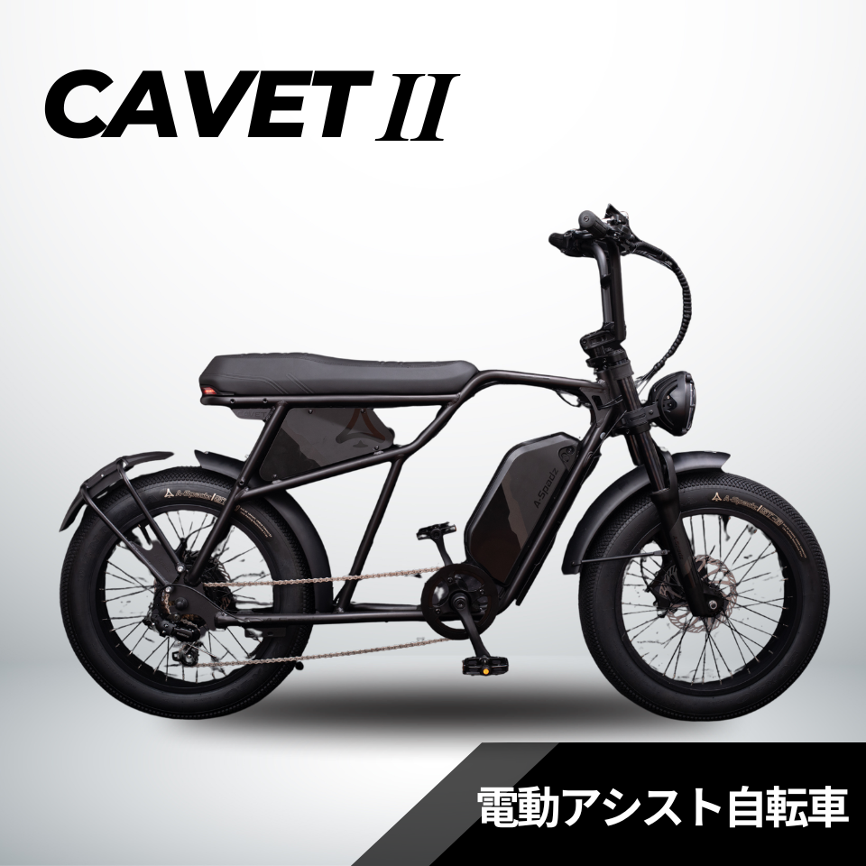 MOVE CAVETⅡ ファットタイヤ 電動アシスト自転車│店舗受取限定