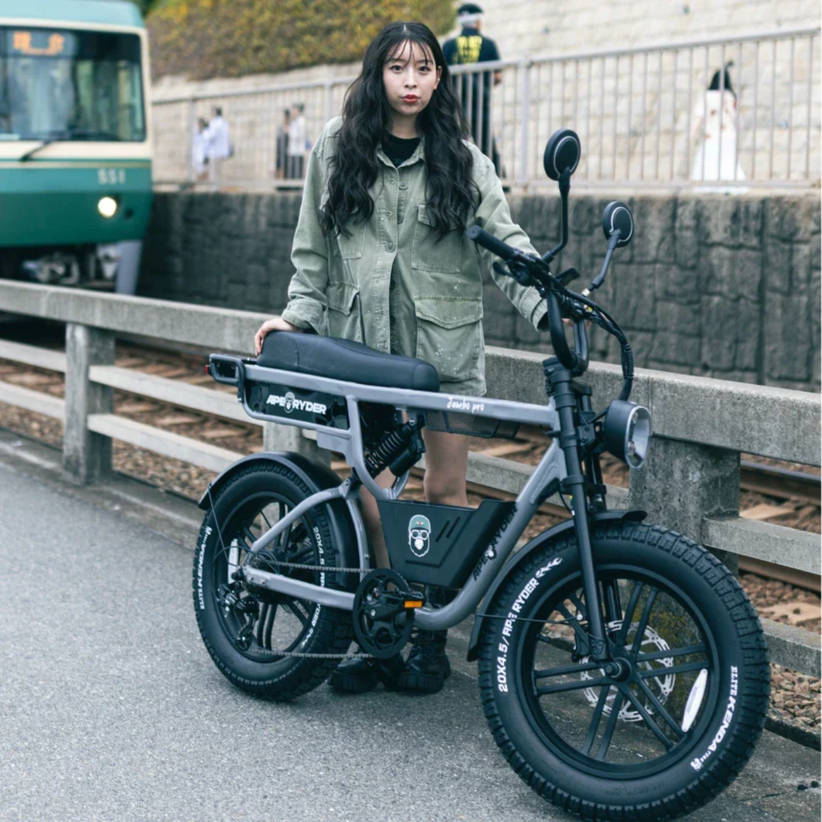 APE RYDER JAMBO PRO 500W 電動アシスト自転車 ファットタイヤ│店舗受取限定