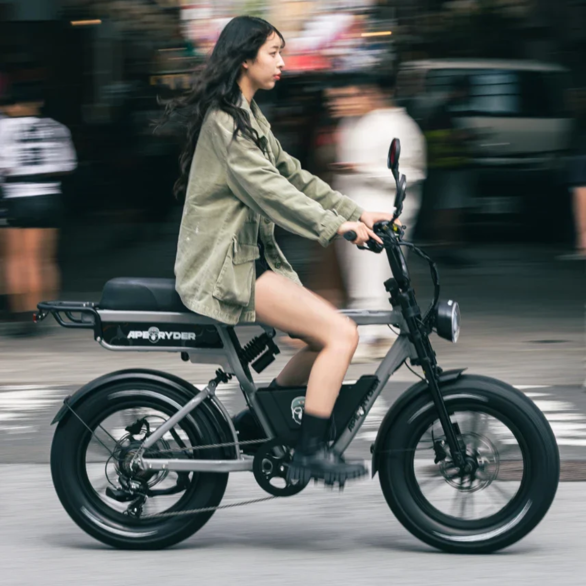 APE RYDER JAMBO PRO 500W 電動アシスト自転車 ファットタイヤ│店舗受取限定
