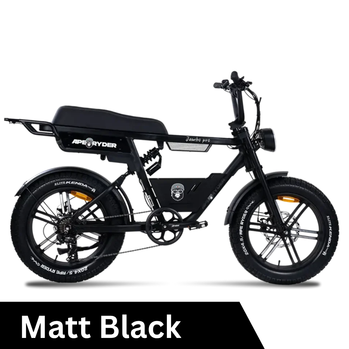 APE RYDER JAMBO PRO 500W 電動アシスト自転車 ファットタイヤ│店舗受取限定