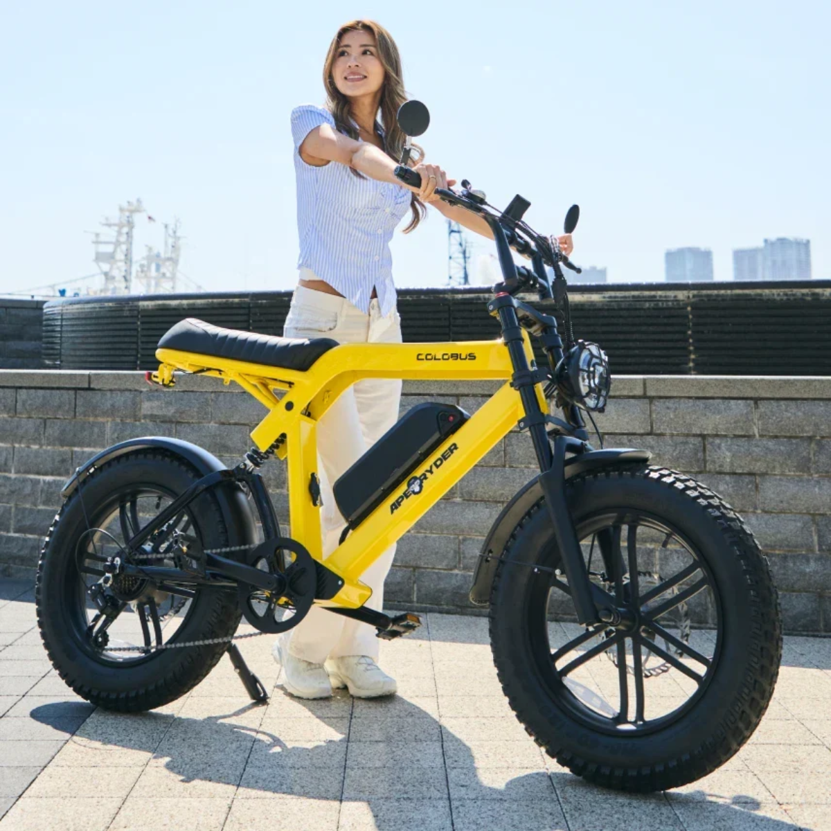 APE RYDER COLOBUS 500W 電動アシスト自転車 ファットタイヤ│店舗受取限定