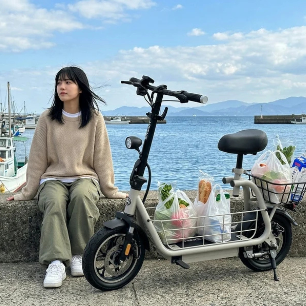 【予約販売特価】AINOHOT SAGA go ★特定小型原動機付自転車（免許不要・公道/歩道走行可能）│店舗受取も大歓迎！