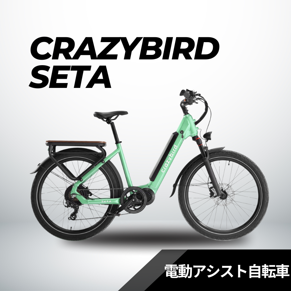 New】Cyrusher Crazybird Seta 電動アシスト自転車☆試乗可能 – evmart